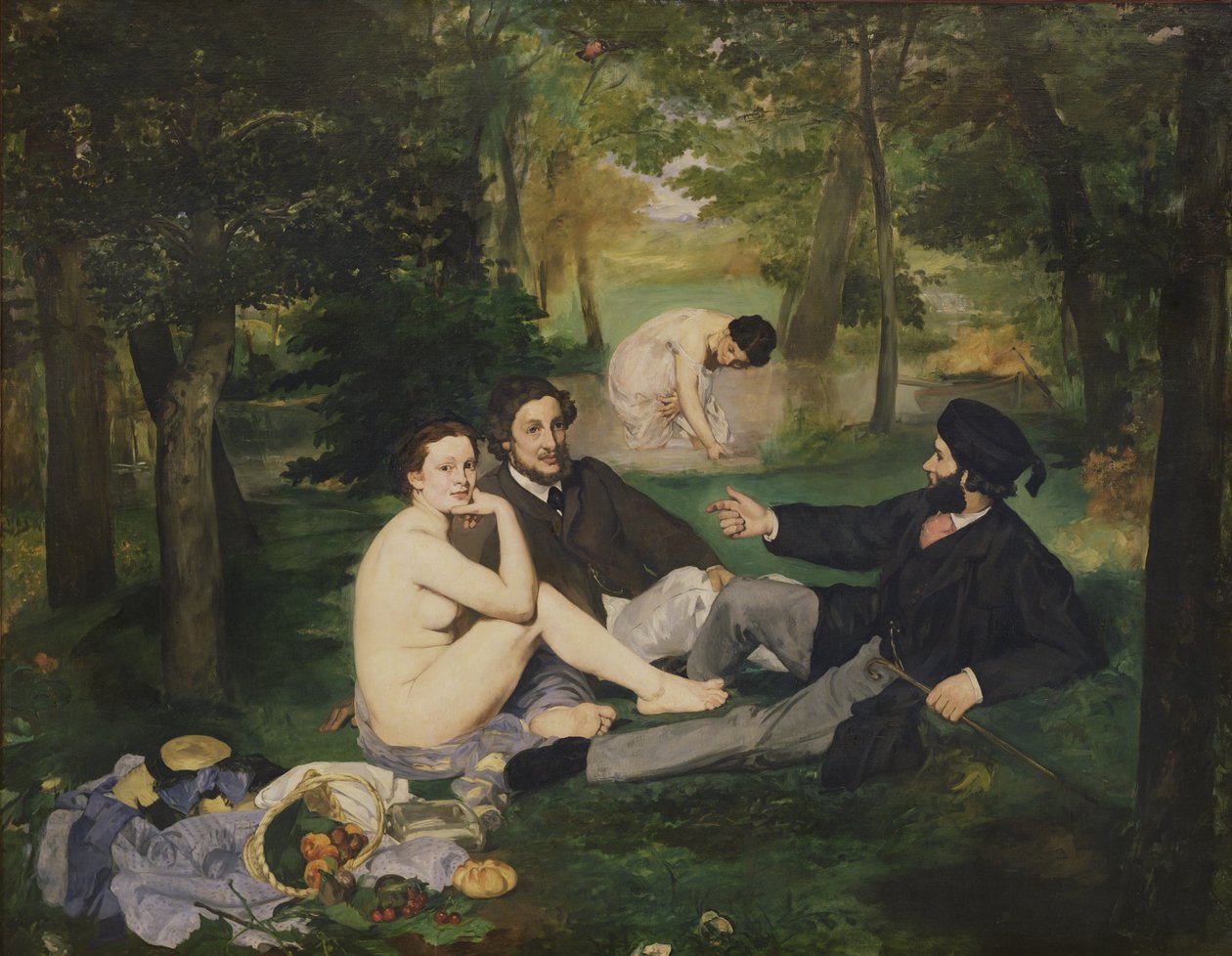 Desayuno sobre la hierba de Édouard Manet