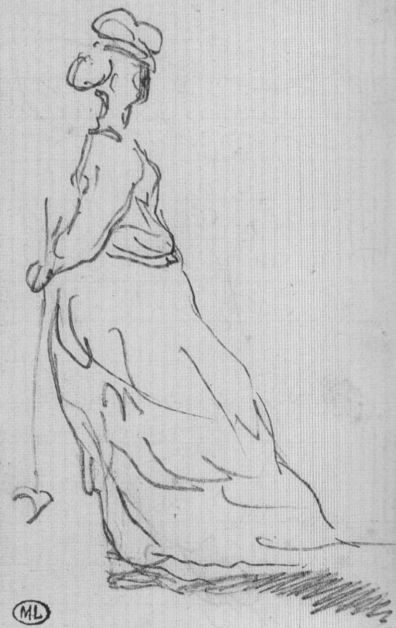 Estudio para Jeanne Gonzales de Édouard Manet