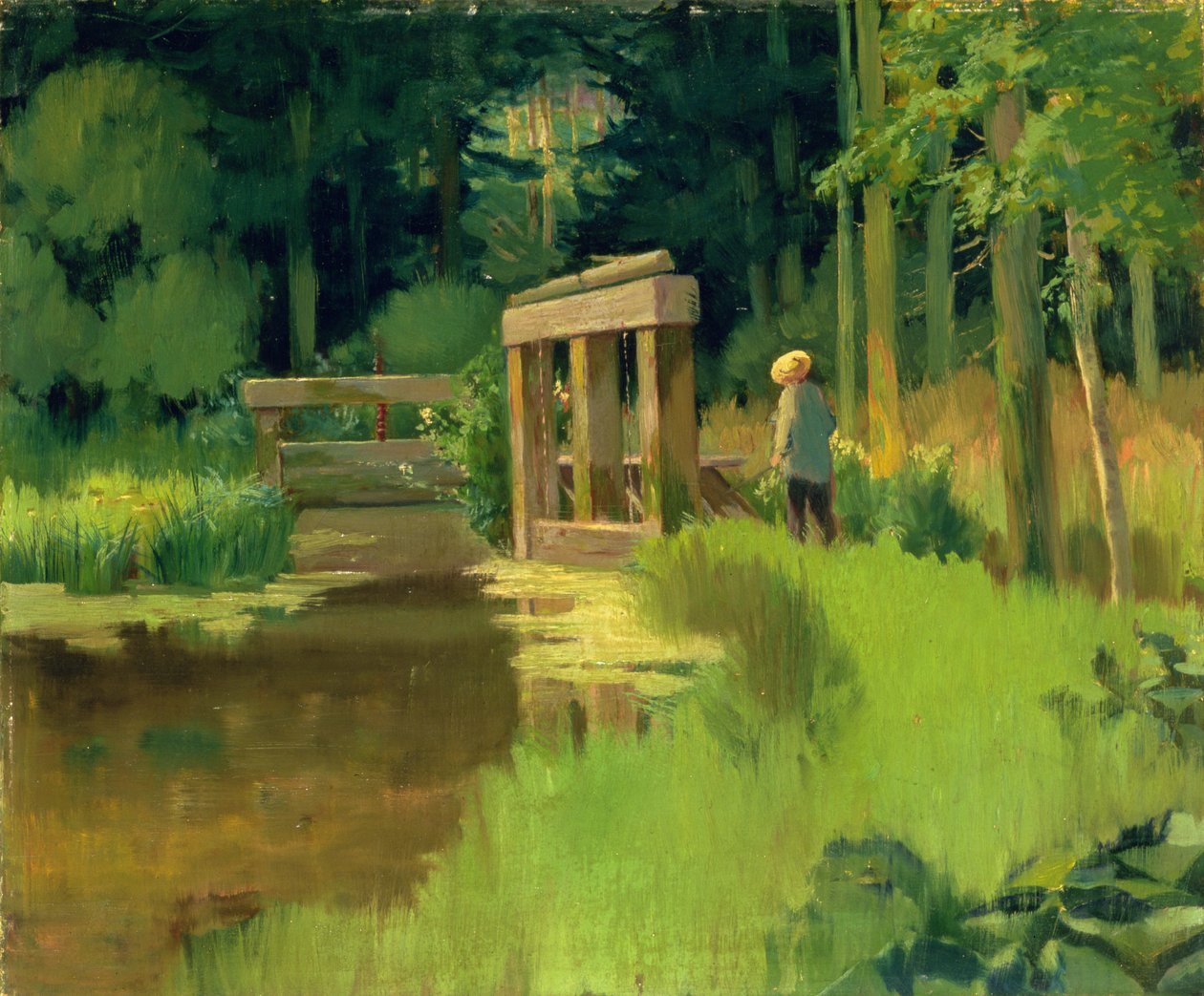 En un parque de Édouard Manet