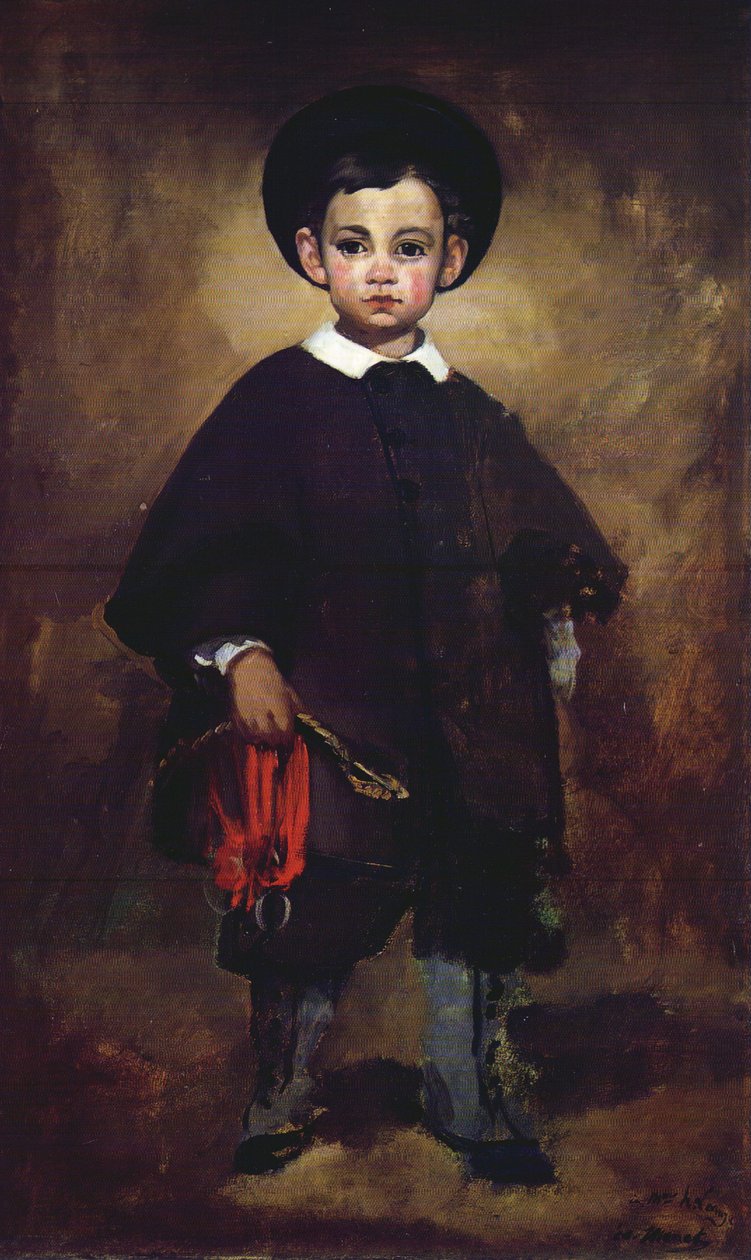 El pequeño Lange de Édouard Manet