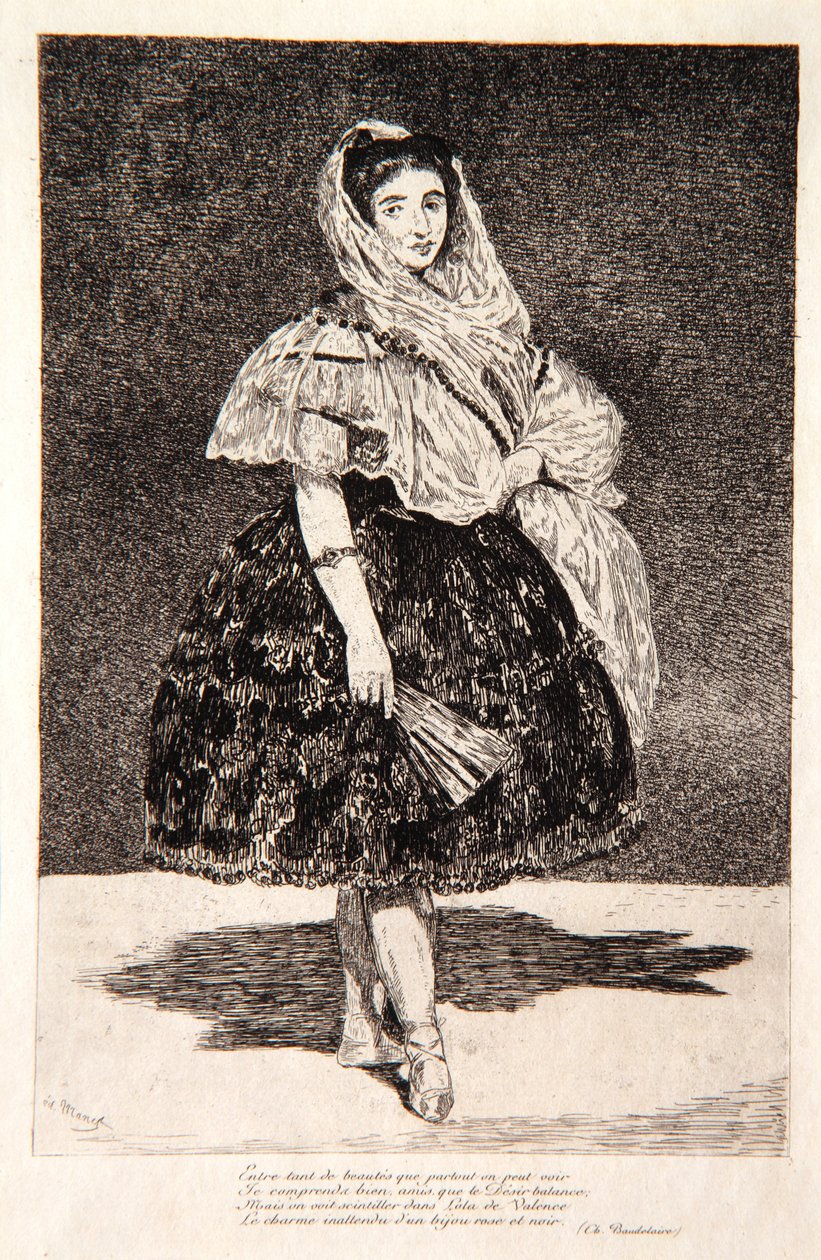 Lola de Valence, 1863 de Édouard Manet