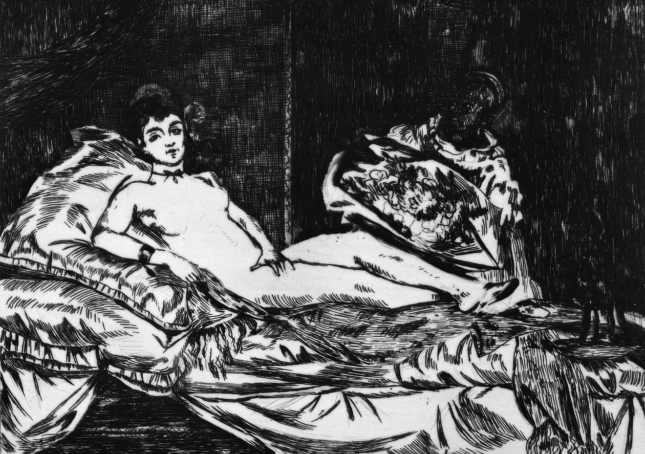 Olimpia (Gran versión) de Édouard Manet