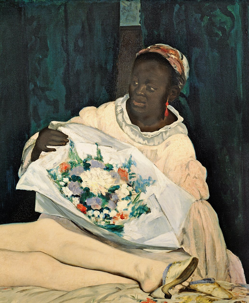 Olympia, 1863 (detalle) de Édouard Manet