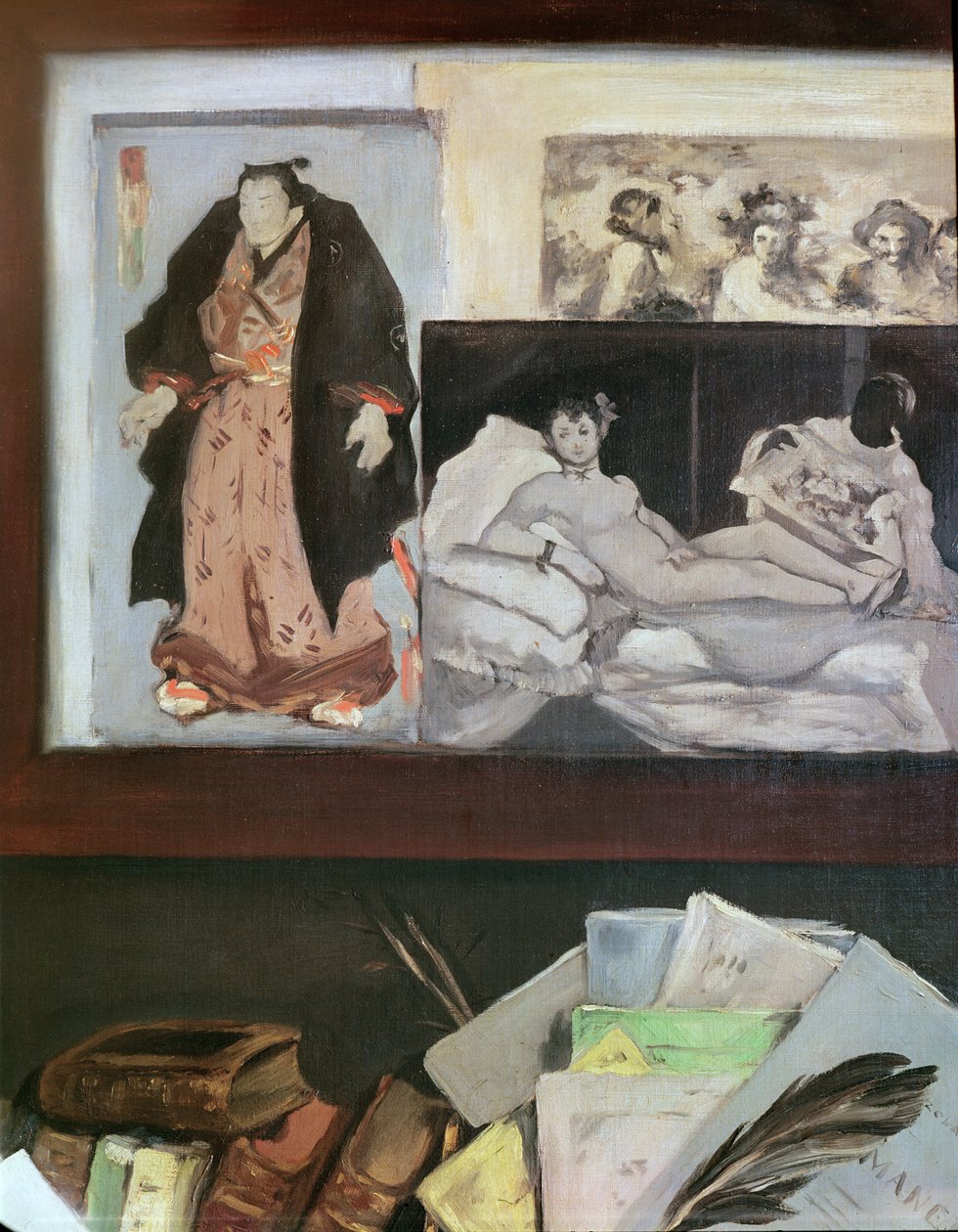 Retrato de Émile Zola (1840 - 1902) (detalle) de Édouard Manet