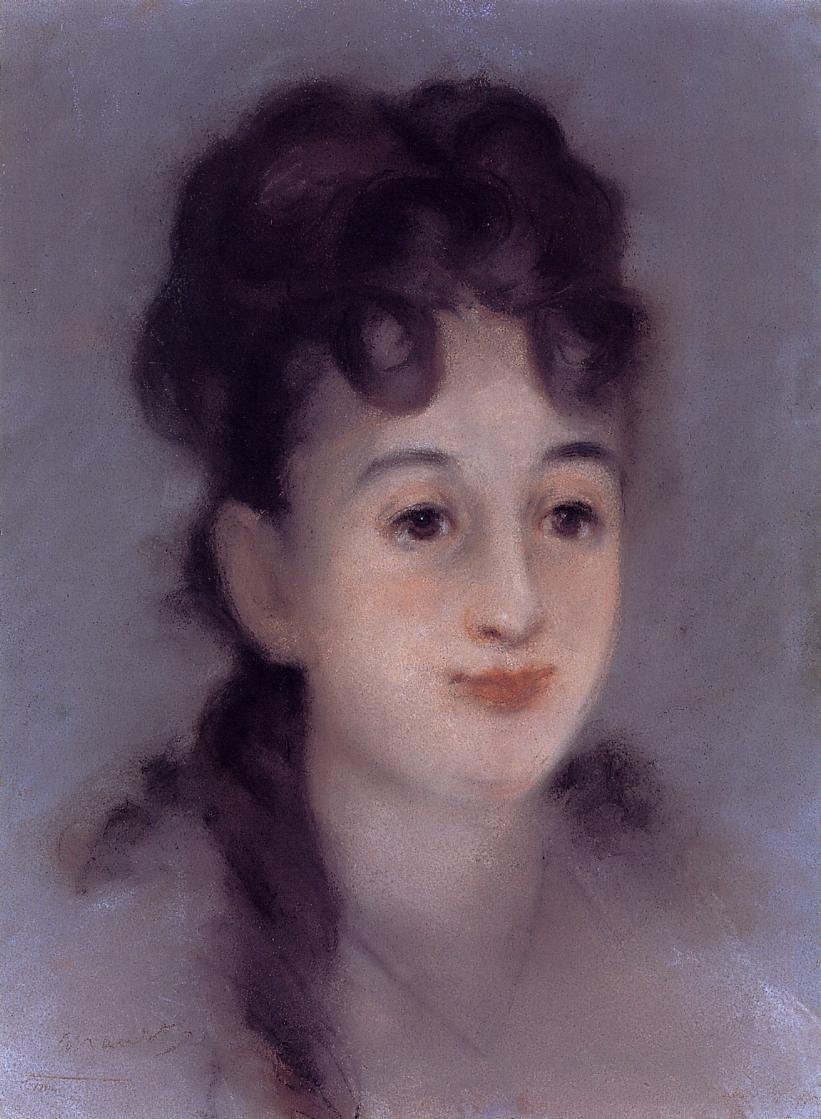 Retrato de Eva Gonzalès de Édouard Manet