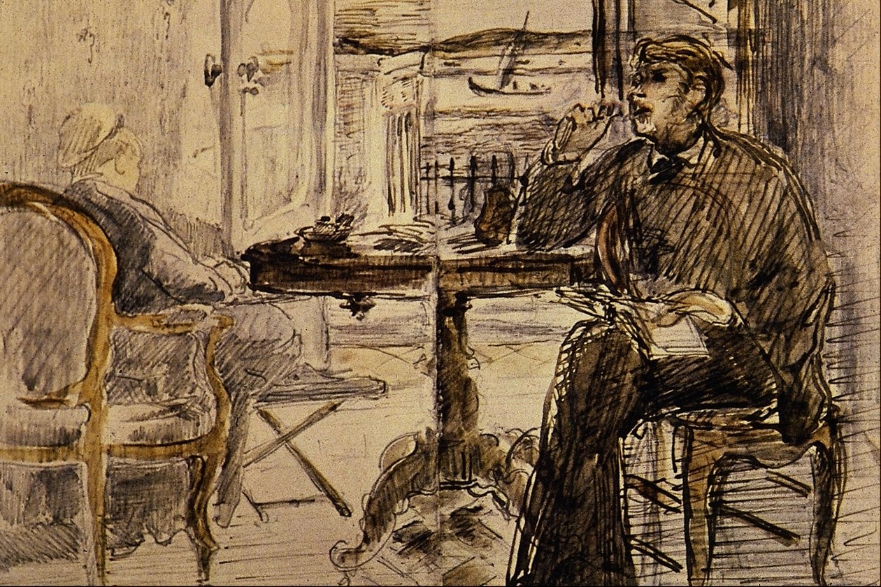Villa junto al mar de Édouard Manet