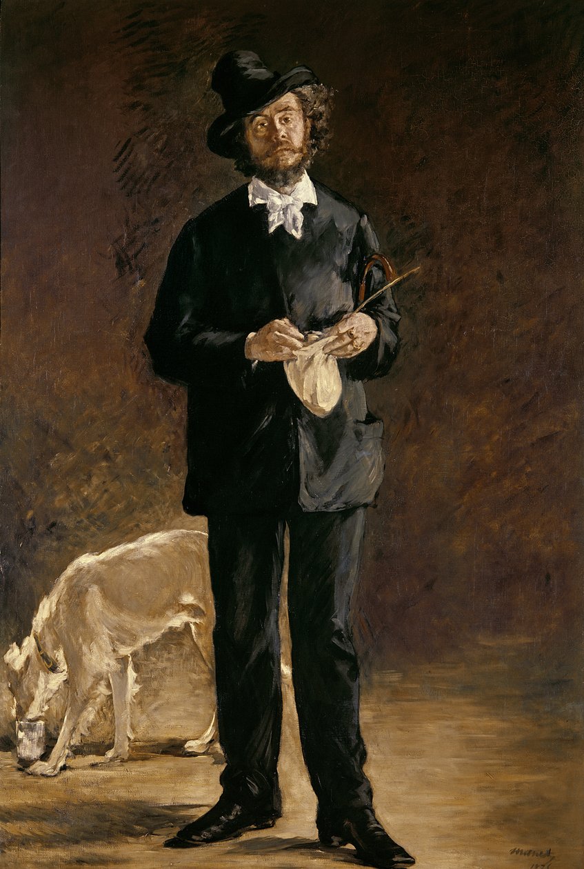 El Artista, o Retrato de Gilbert Marcellin Desboutin, 1875 de Édouard Manet