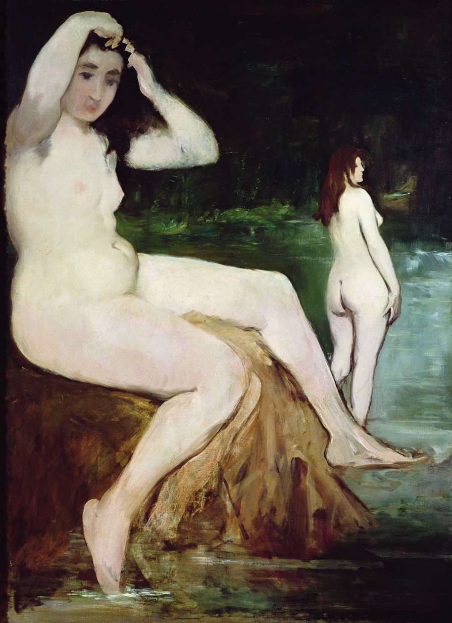 Los bañistas, 1874-6 de Édouard Manet