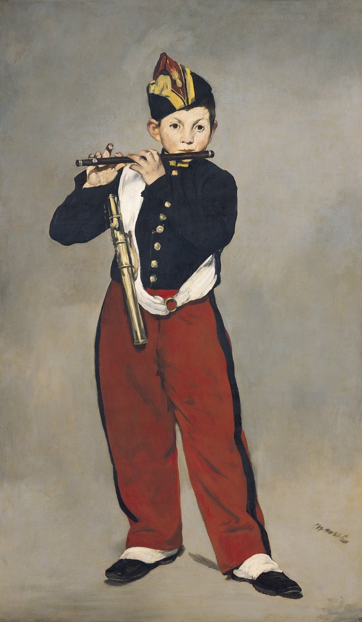 El flautista, 1866 de Édouard Manet