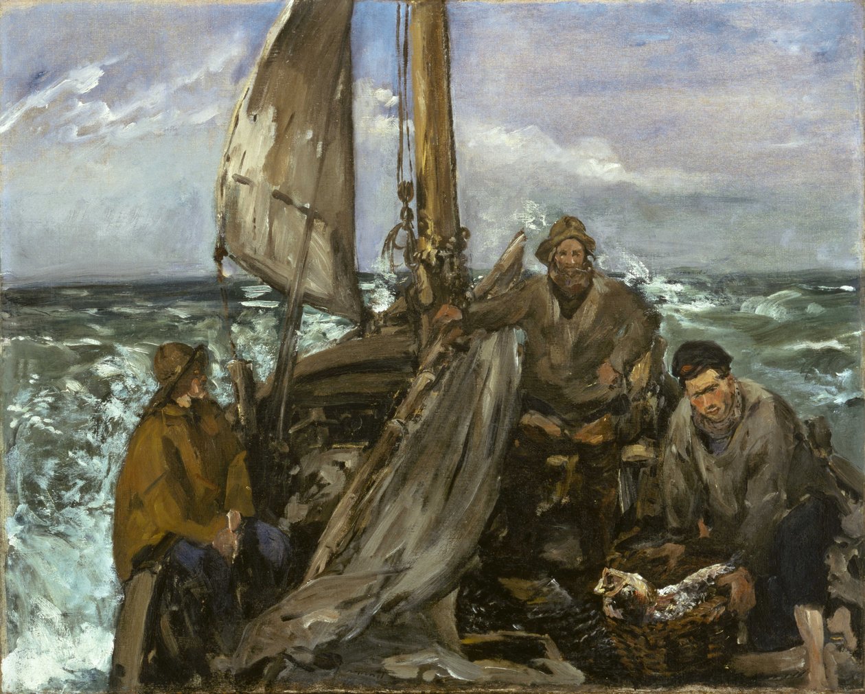 Los trabajadores del mar de Édouard Manet