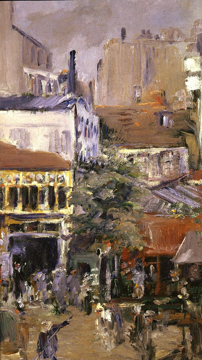 Vista tomada cerca de la Place Clichy (Calle) de Édouard Manet