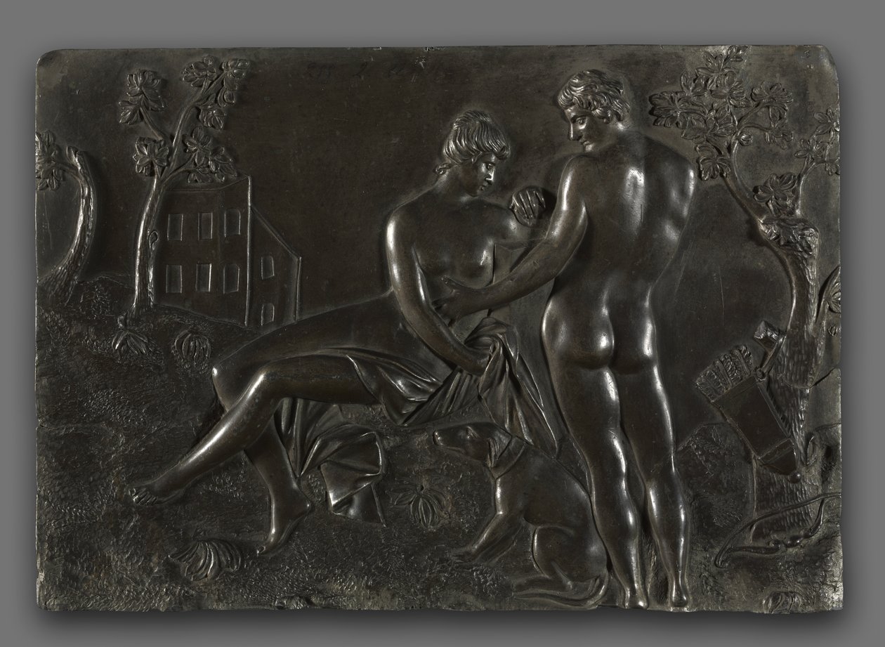 Venus and Adonis de follower of Georg Raphael Donner