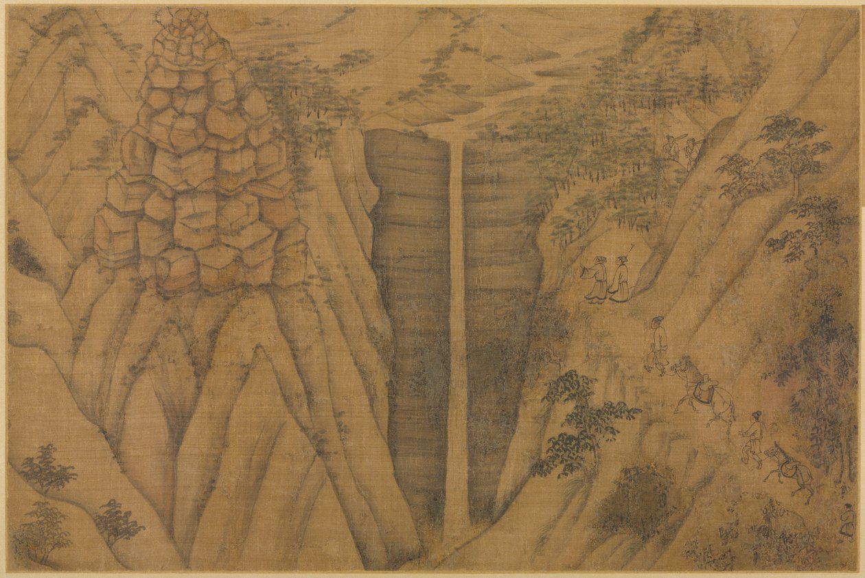Dwelling in the Longmian ("Sleeping Dragon") Mountains de follower of Li Gonglin