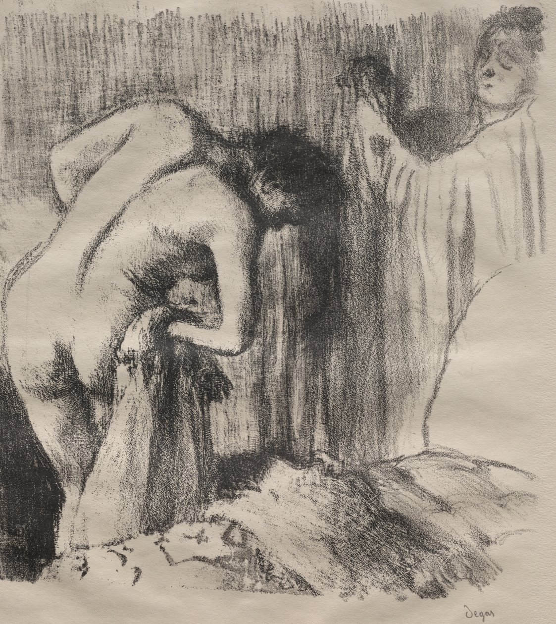 Después del Baño III de imitator of Antoine Louis Barye