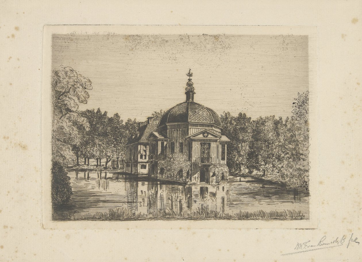 Vista de Trompenburgh de jonkheer Barthold Willem Floris van Riemsdijk