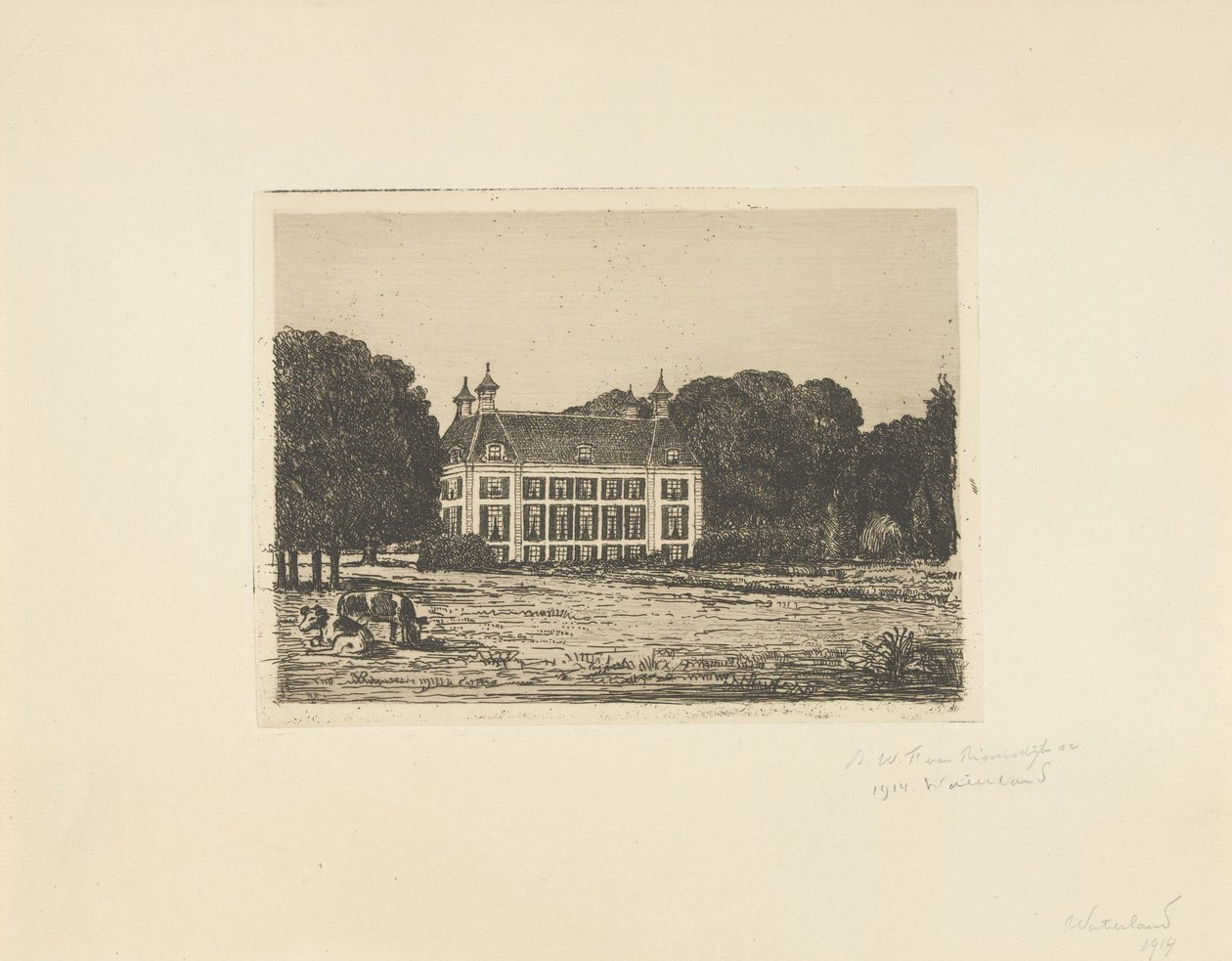 Finca de Waterland de jonkheer Barthold Willem Floris van Riemsdijk