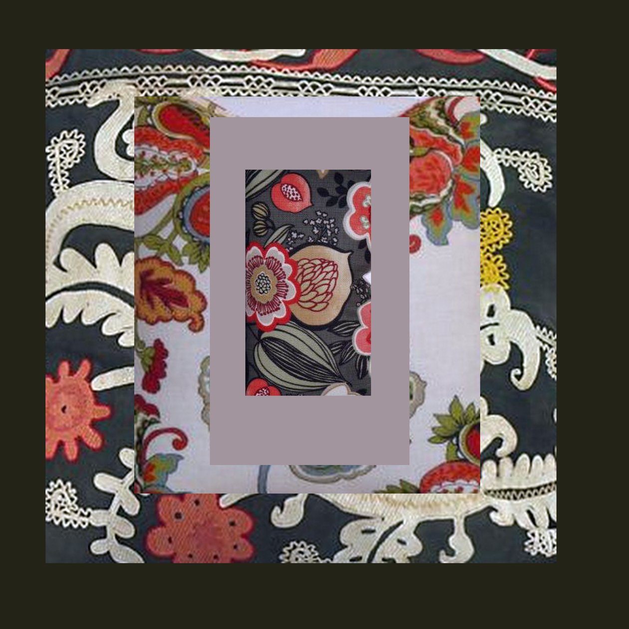 COLLAGE DE COLOR Y PATRÓN, 2018 (técnica mixta) de linda arthurs