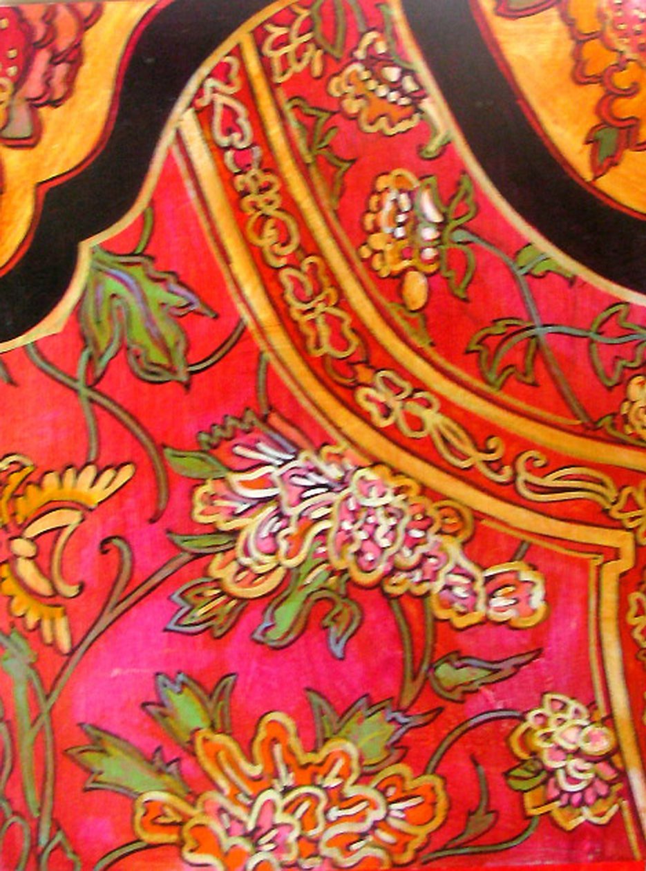 Parte delantera de la chaqueta china, 2012 (técnica mixta) de linda arthurs