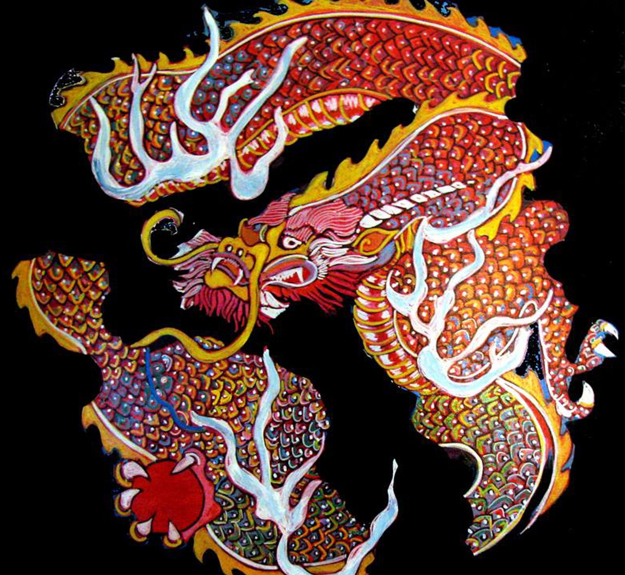 Dragón, 2013 (técnica mixta) de linda arthurs
