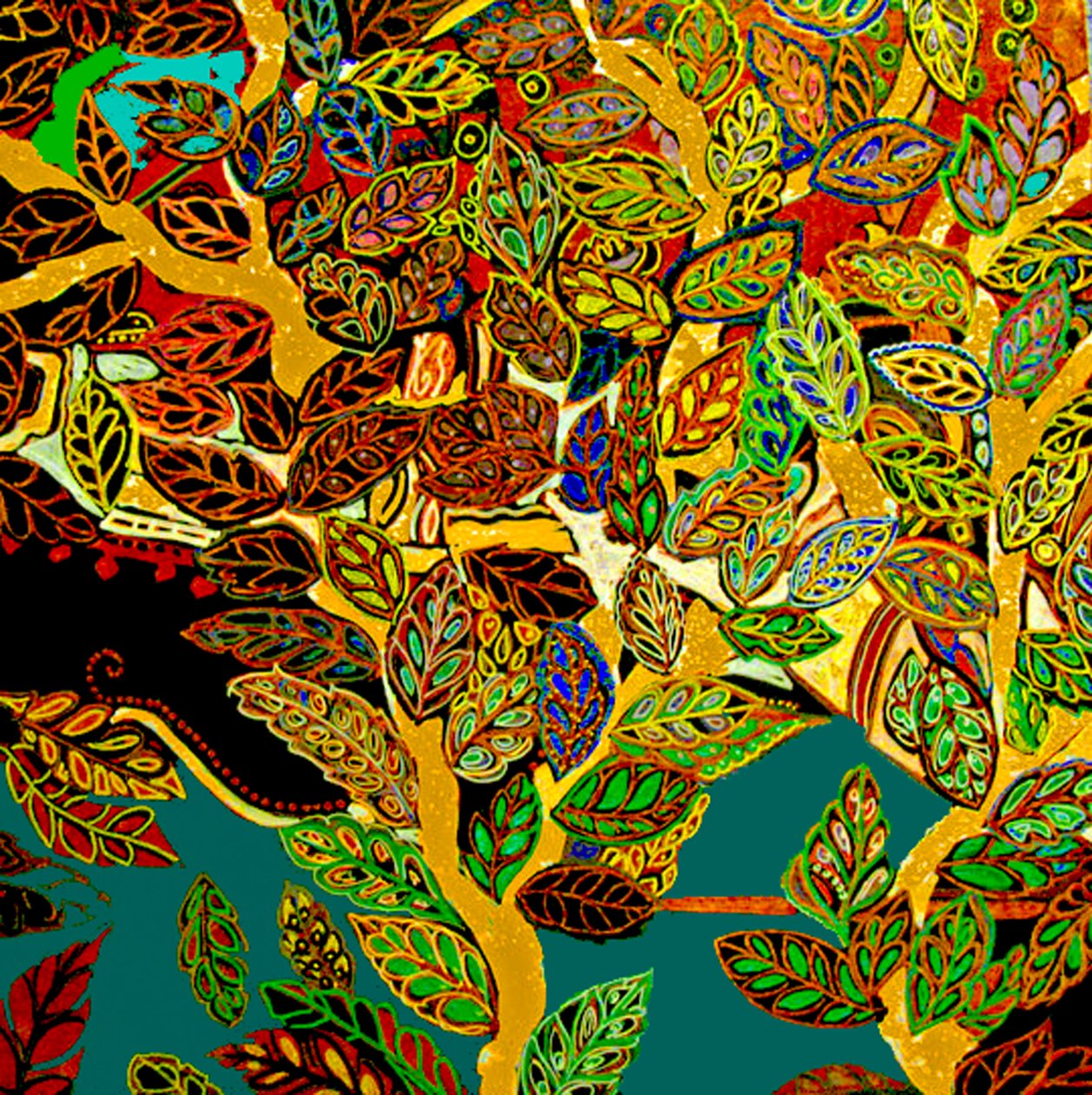 Árbol de Toronto, 2017 (técnica mixta) de linda arthurs