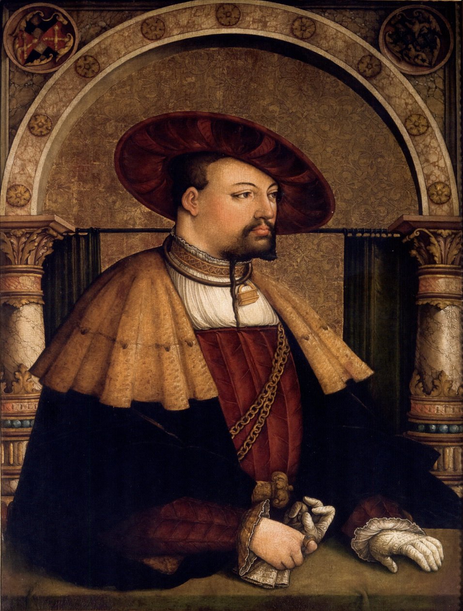 Retrato de Eitelfriedrich III von Zollern, 1561 de Josef Weis