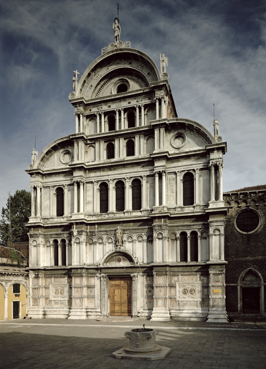 La iglesia de San Zacarías, 1480-1500 de Mauro Coducci or Codussi