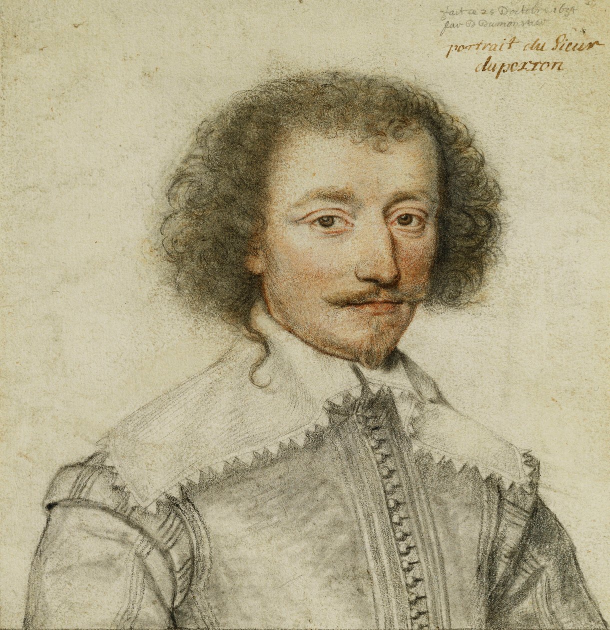 Retrato de Pierre Le Hayer Duperron de or Dumoustier Dumonstier