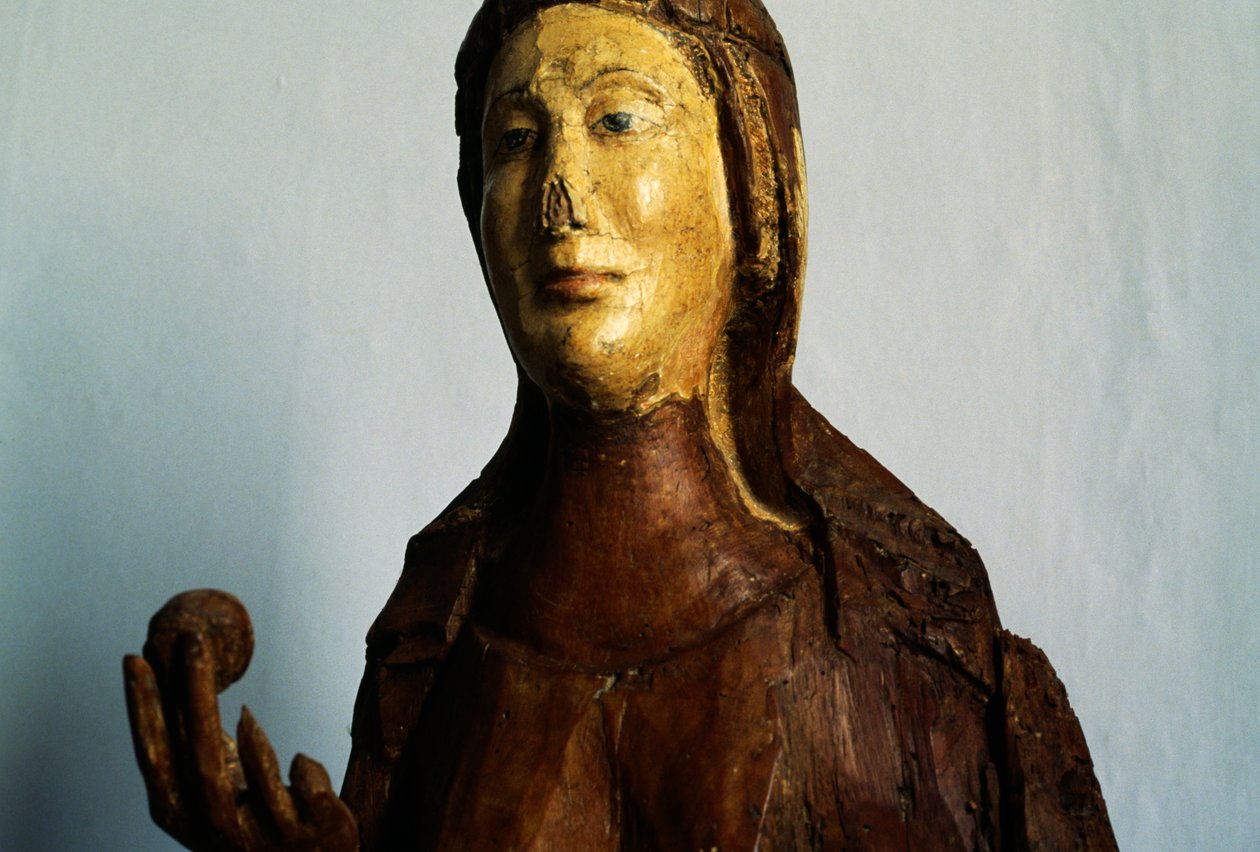 Figura femenina, estatua de madera de Unbekannt Unbekannt