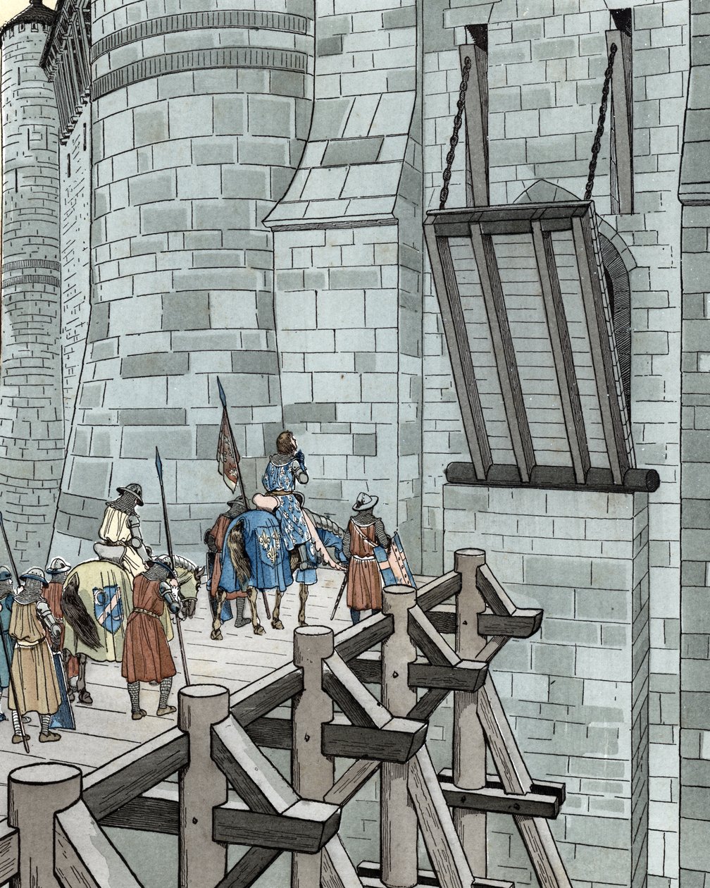 Guerra de los Cien Años: Felipe VI de Valois pide asilo en el castillo de Broye (1346) de pseudonym for Onfray de Breville Jacques Job