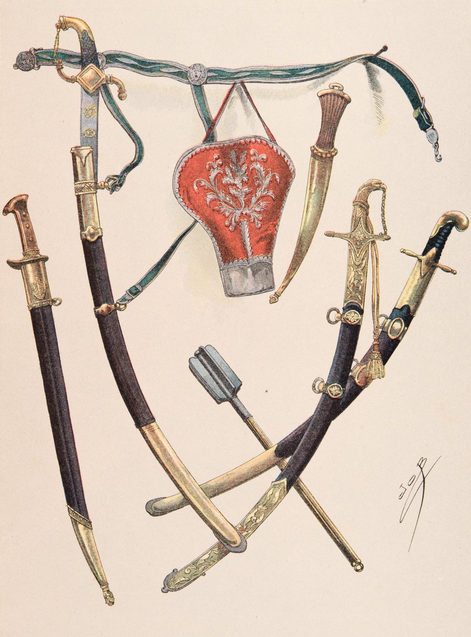 Jacques Marie Gaston Onfroy de Breville dit JOB (1858-1931) - Uniforme de las tropas francesas en todas las épocas: Armas a l
