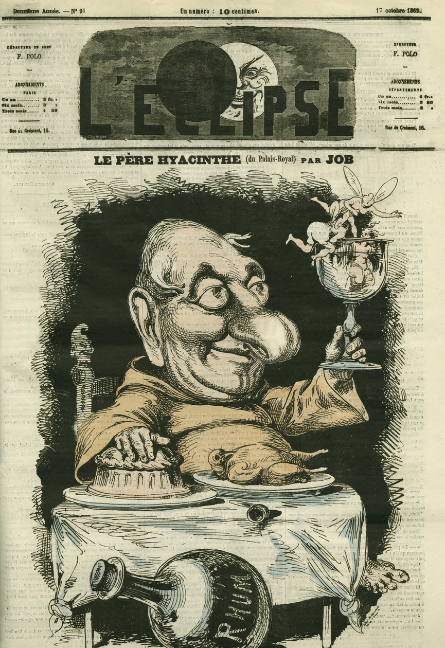 Louis Hyacinthe Duflost dit Hyacinthe (1814-1887), actor francés. Portada en “L