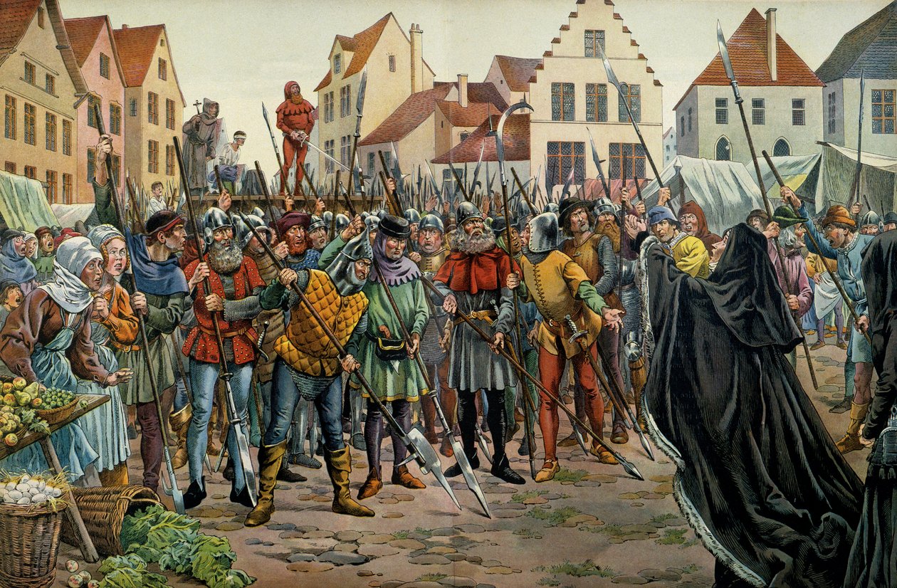 María de Borgoña (1457-1482), Duquesa de Borgoña, pidió clemencia para sus consejeros en 1477 de pseudonym for Onfray de Breville Jacques Job