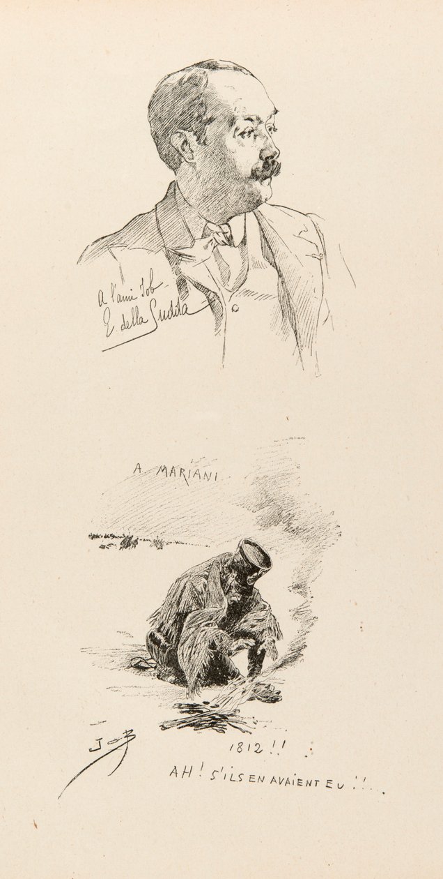 Retrato de Job (Jacques Marie Gaston Onfroy de Breville) de pseudonym for Onfray de Breville Jacques Job