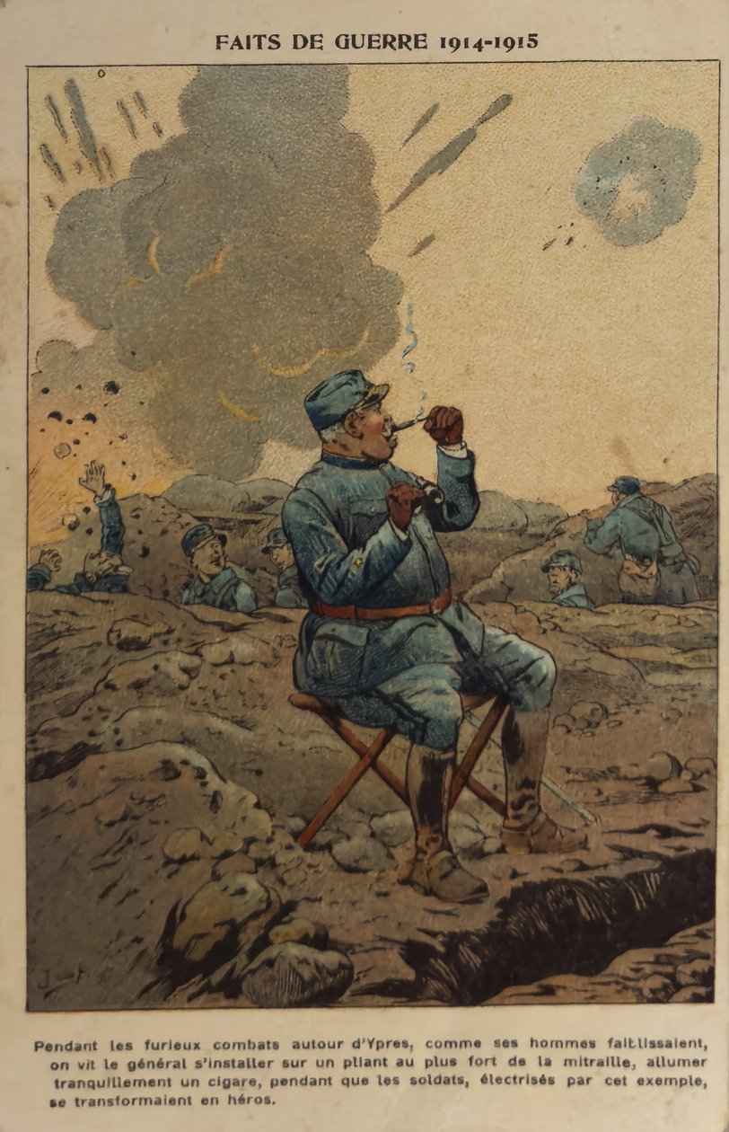 WW1: La carpeta del general (ilustración) de pseudonym for Onfray de Breville Jacques Job