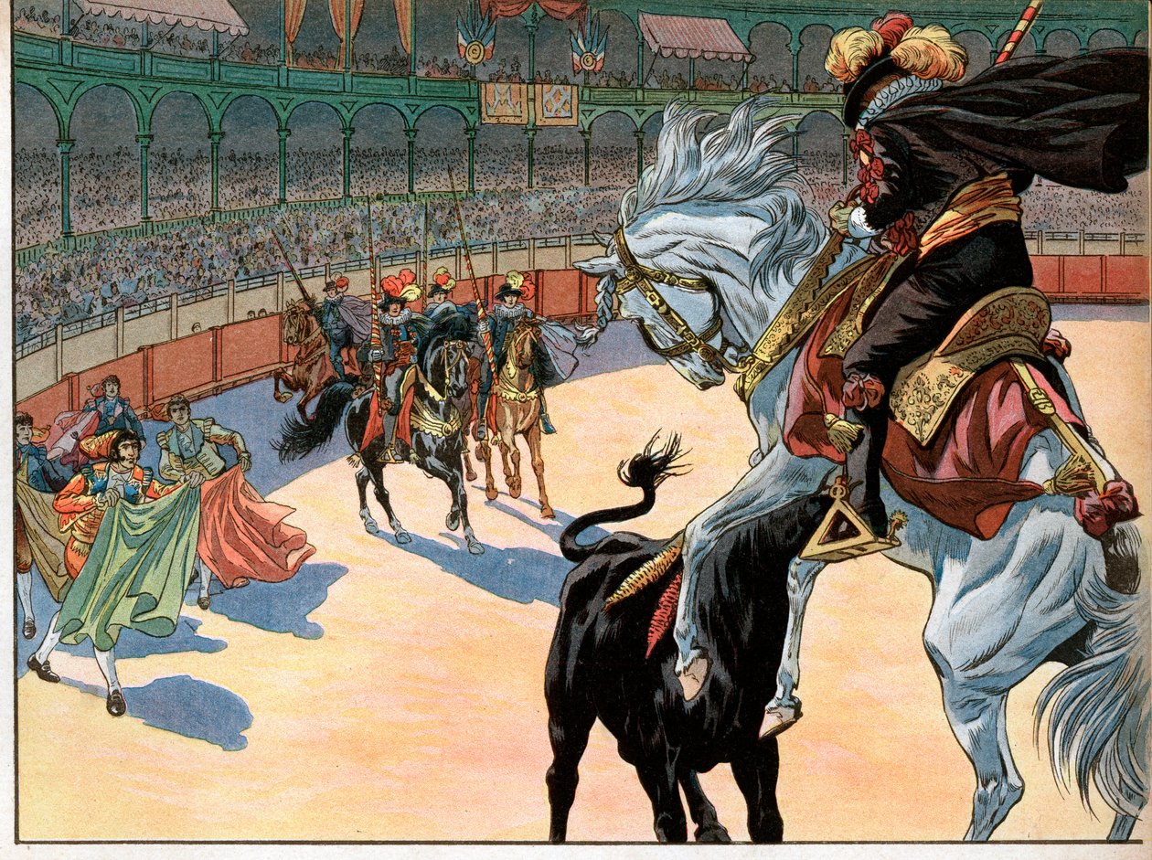 Una corrida de toros en España. Joachim Murat de pseudonym for Onfray de Breville Job