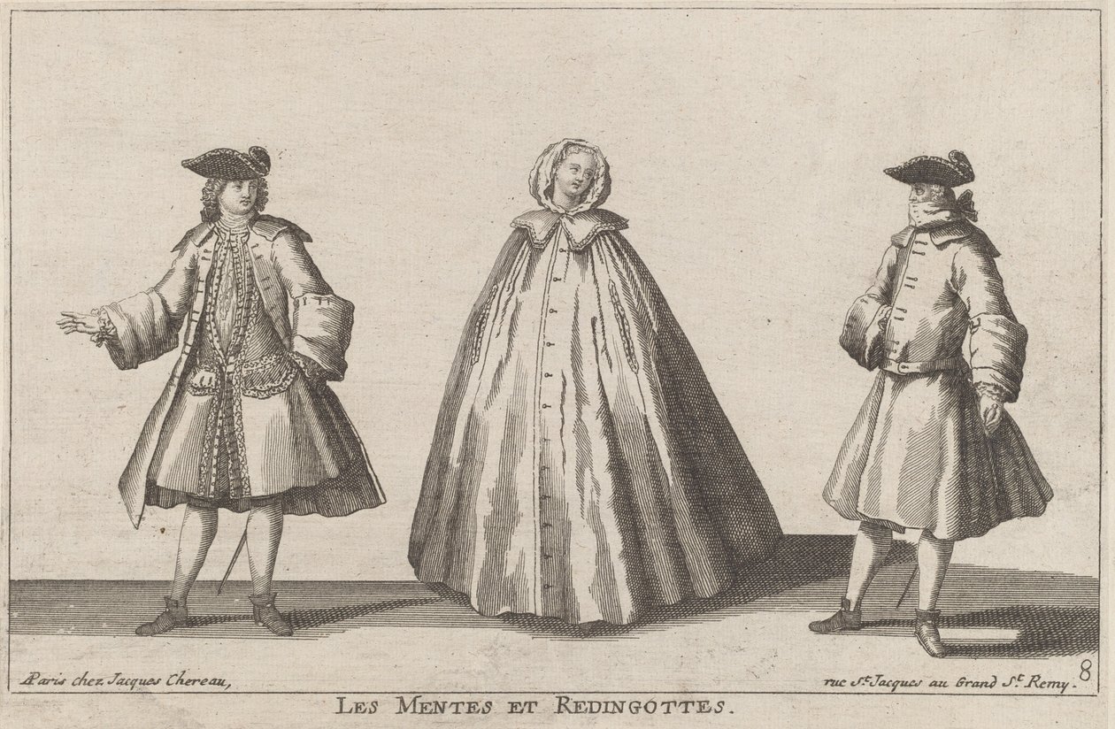 Las mentas y redingotes de published by Jacques Chéreau