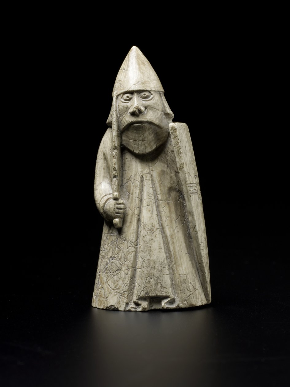Pieza de ajedrez de Lewis - Guardián de school Scandinavian