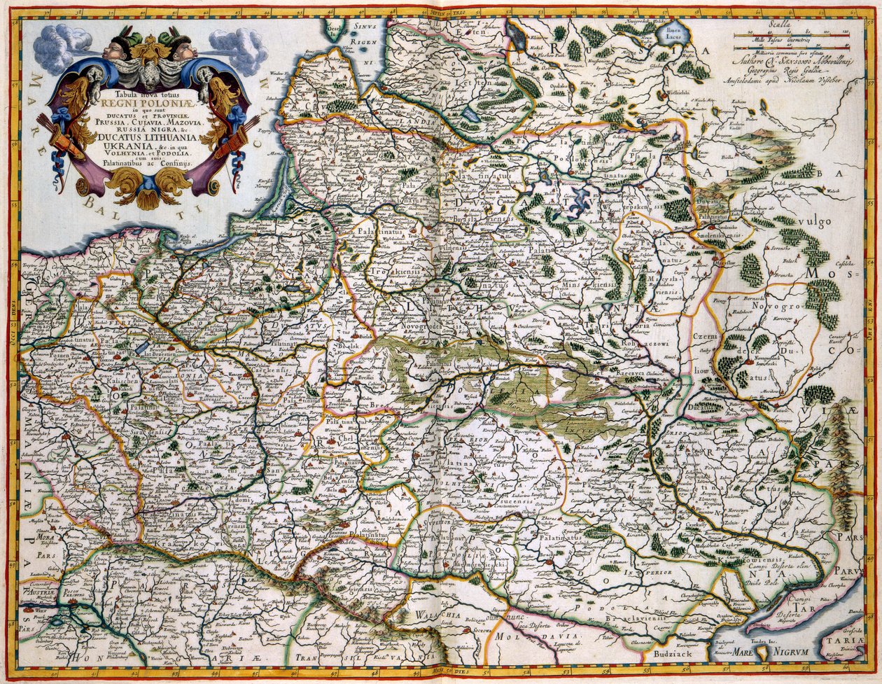 Mancomunidad de Polonia-Lituania de Claes Jansz Visscher