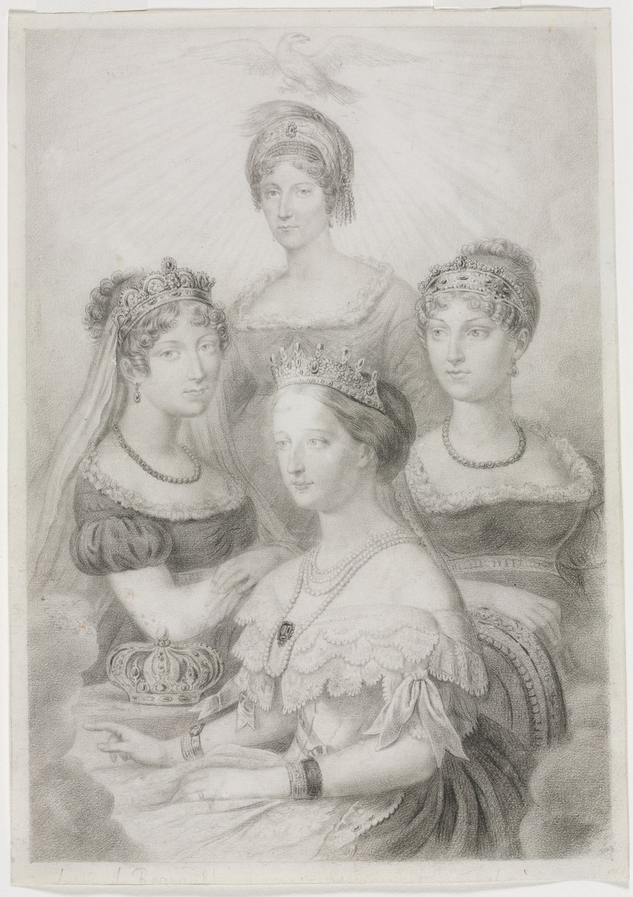 mujeres bonaparte de studio of A. W. A. Plâté Studio (Ceylonese)