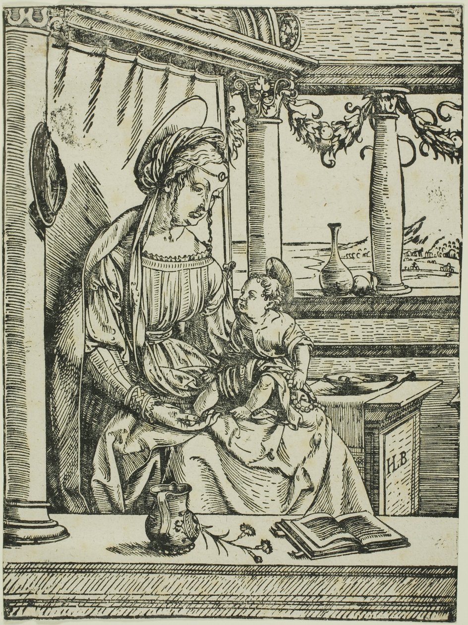 La Virgen y el Niño de the Elder Hans Burgkmair
