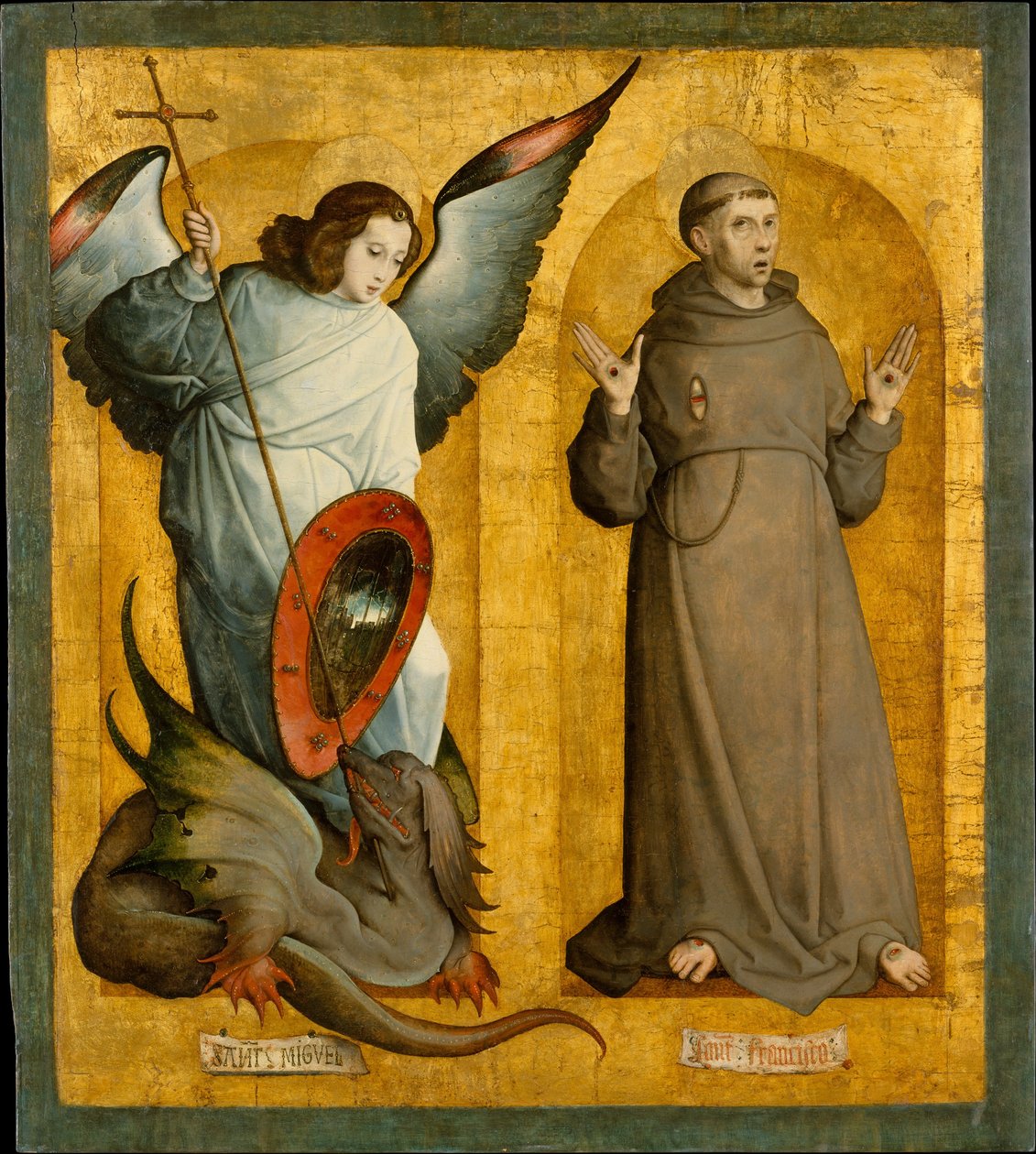 San Miguel y San Francisco, ca. 1505-9 de the Elder Juan de Flandes