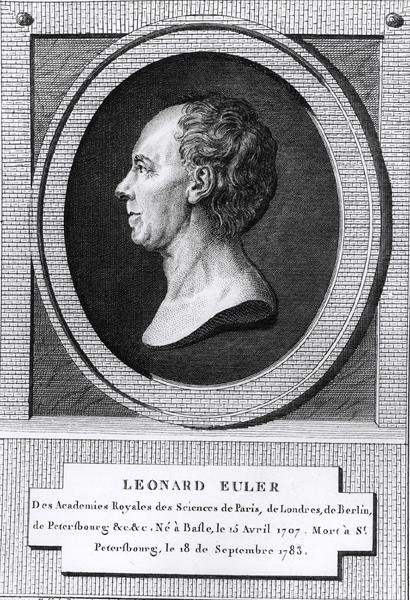 Retrato de Leonard Euler de the Younger Dupin
