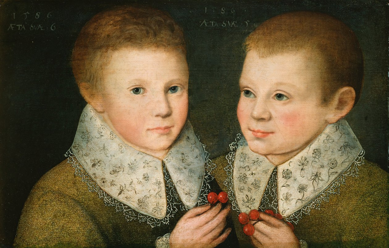 Retrato de dos hermanos de the Younger Marcus Gheeraerts