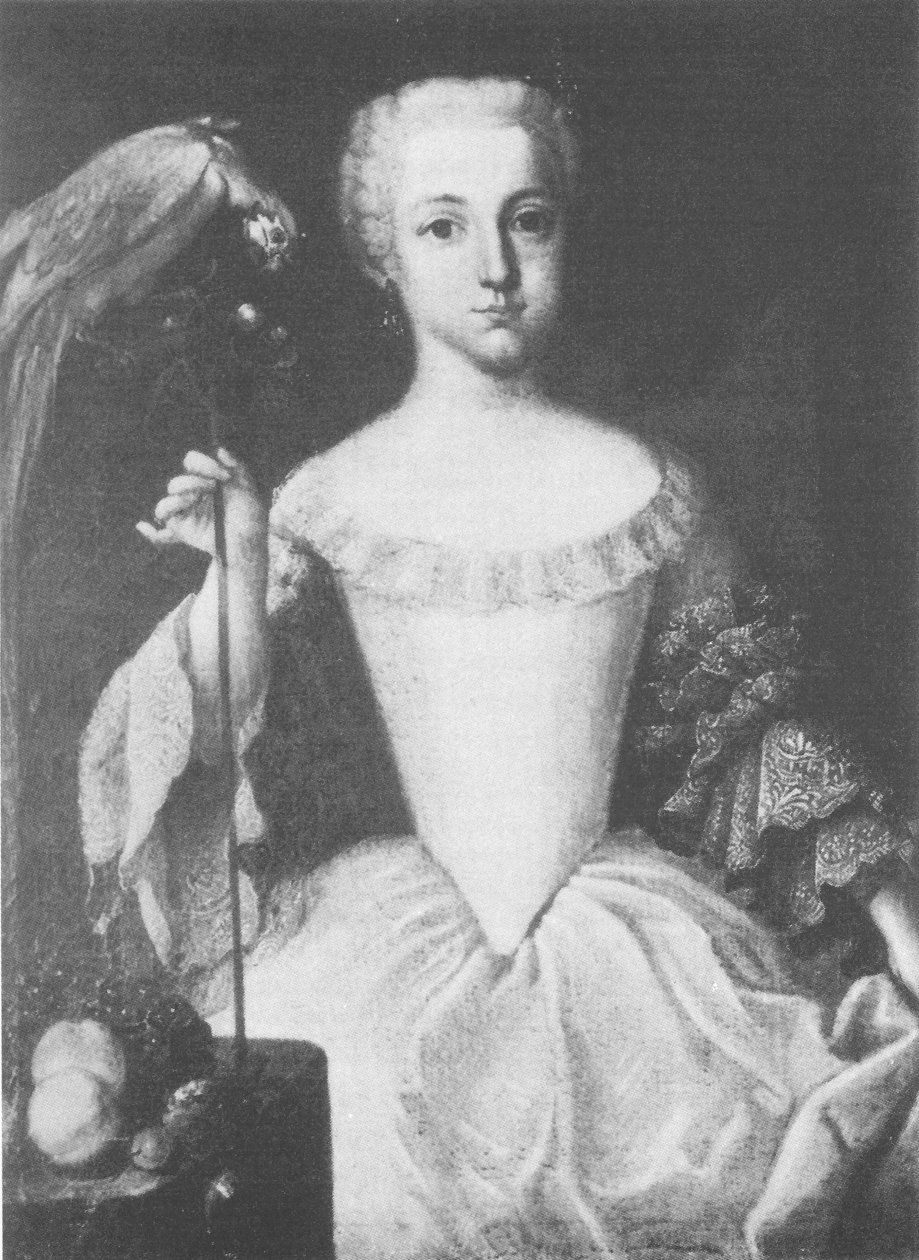 Retrato de Franziska Antonia von Falkenstein, nacida Franziska Antonia von Schauenburg (1744-1786) de Unknown