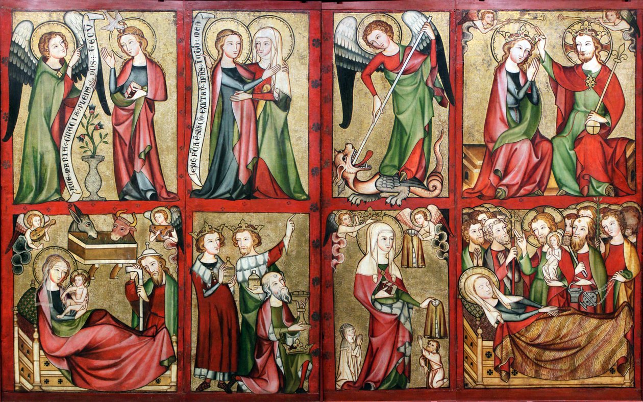 Las alas del retablo de Altenberg de Unknown