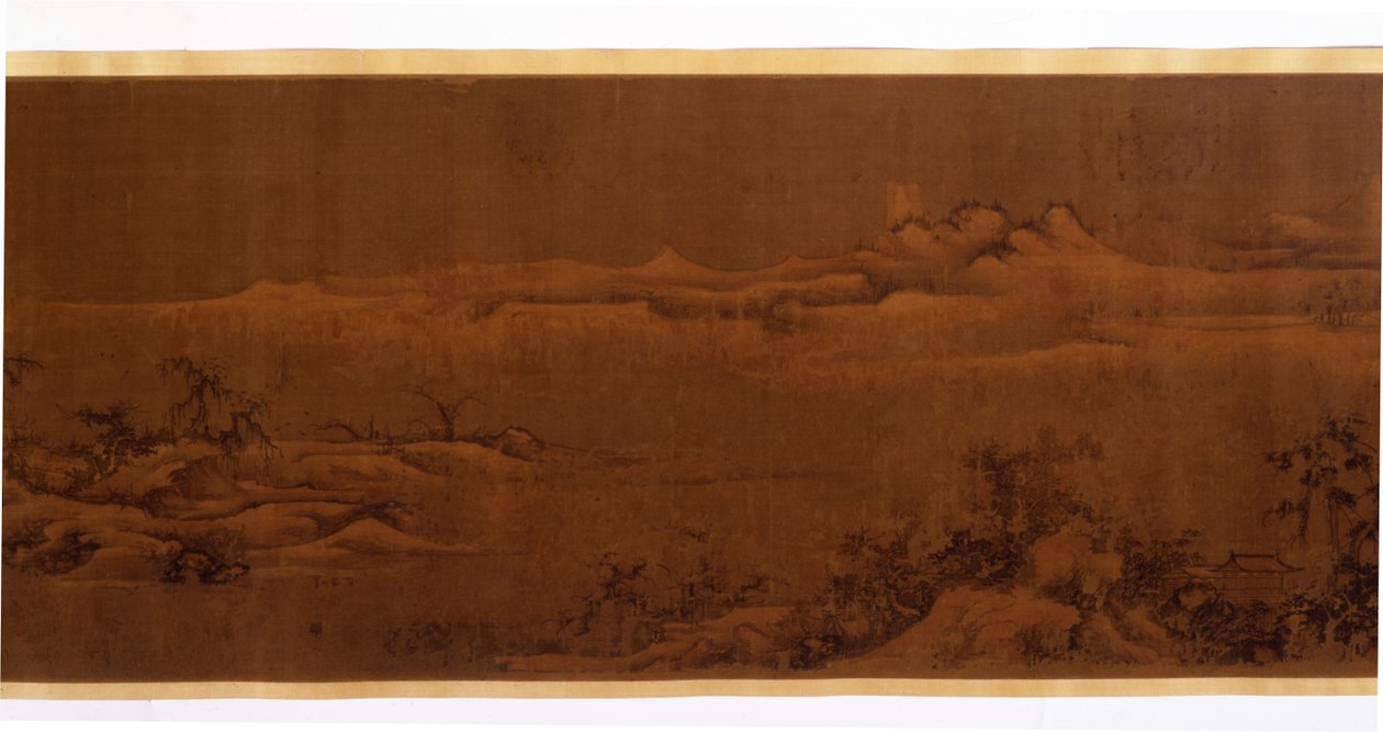 Paisaje de invierno de Unknown artist