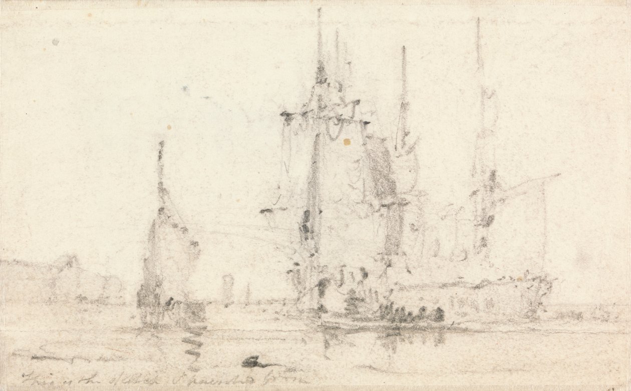 Barcos cerca de la costa de unknown artist
formerly John Constable