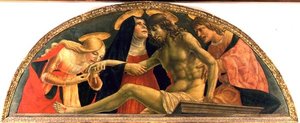 Piedad, el Cristo muerto, c.1491 de Lorenzo da  Sanseverino