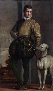 Niño con un galgo, c.1570s