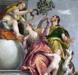 Unión feliz (Alegoría del amor), c.1575 (óleo sobre lienzo) de (1528 88) Veronese